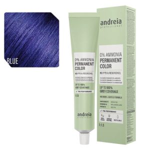 Andreia – Coloração Permanente 0% Amoníaco Mix Tone Blue, 100ml