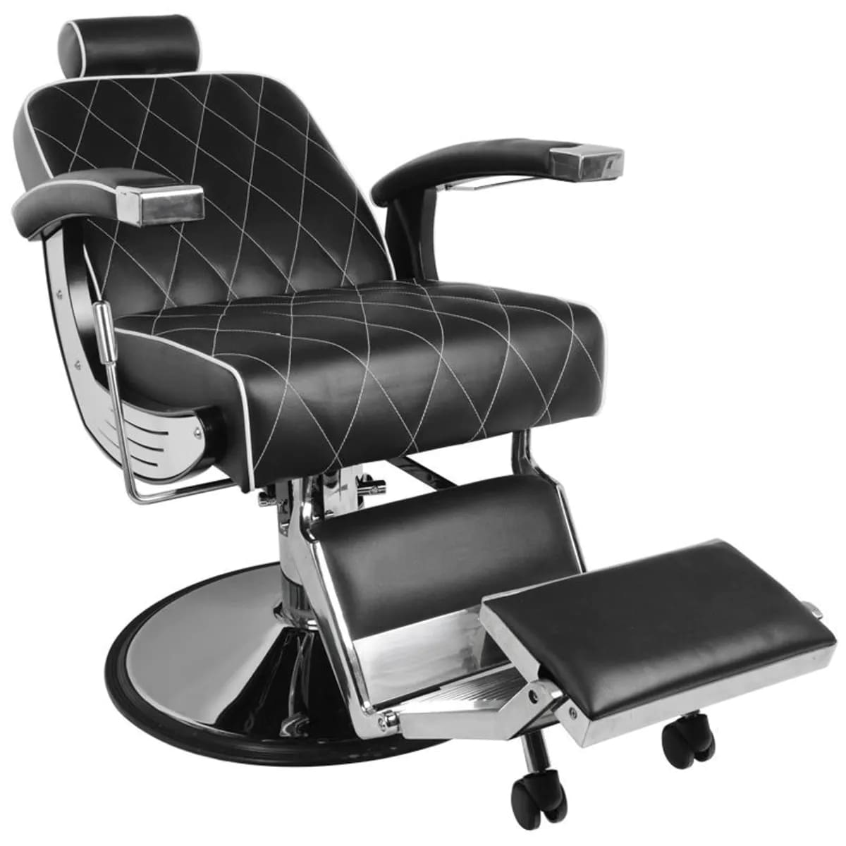 Cadeira de barbeiro Gabbiano Imperial – Preta - Image 6