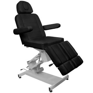 Marquesa Tripartida Elétrica Pedicure Azzurro 706, 1 motor – Preta