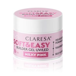 CLARESA – SOFT & EASY GEL – Milky Pink 45gr