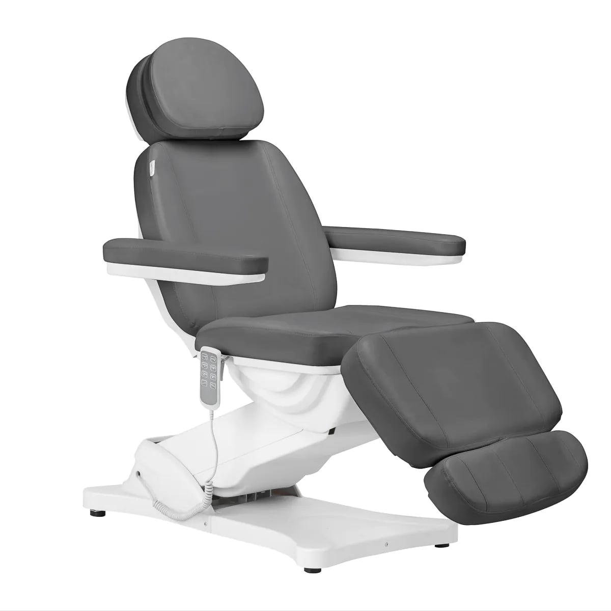 Marquesa Tripartida Elétrica com berço SILLON Classic, 4 motores – Cinza - Image 3