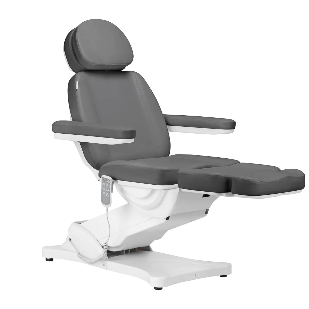 Marquesa Tripartida Elétrica com berço SILLON Classic, 4 motores – Cinza - Image 4