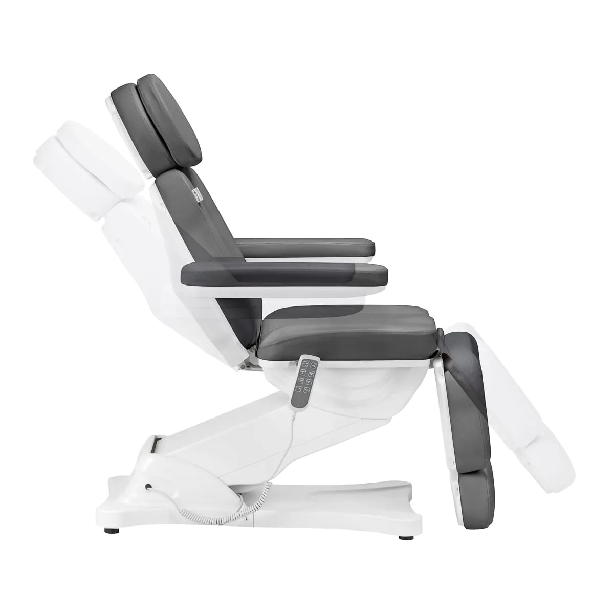 Marquesa Tripartida Elétrica com berço SILLON Classic, 4 motores – Cinza - Image 6