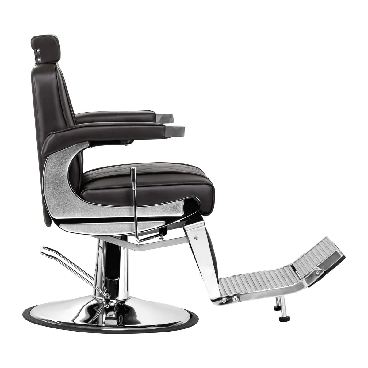 Cadeira de barbeiro Hair System BM88066 – Castanho - Image 3