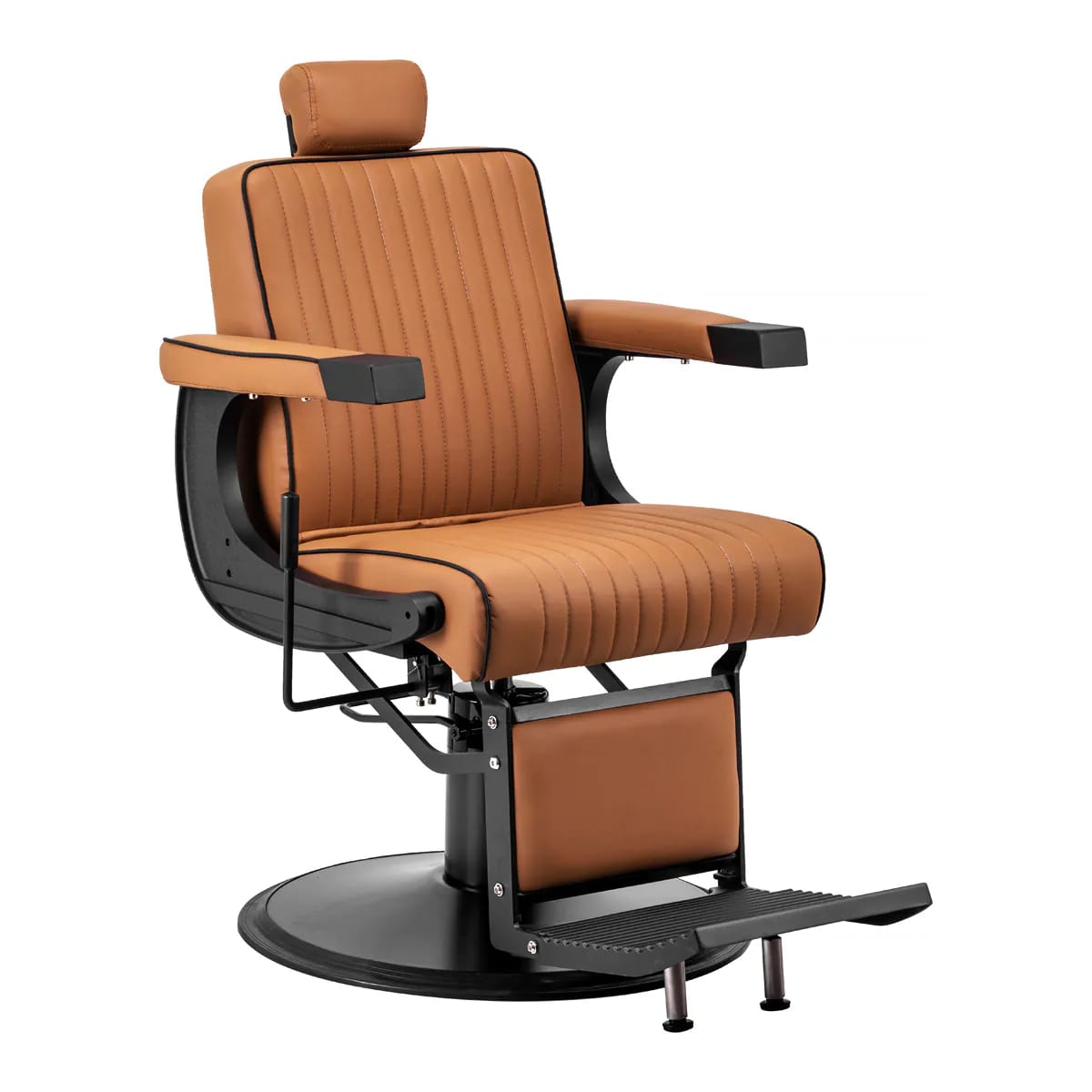 Cadeira de barbeiro Gabbiano Visionerio – Castanho claro