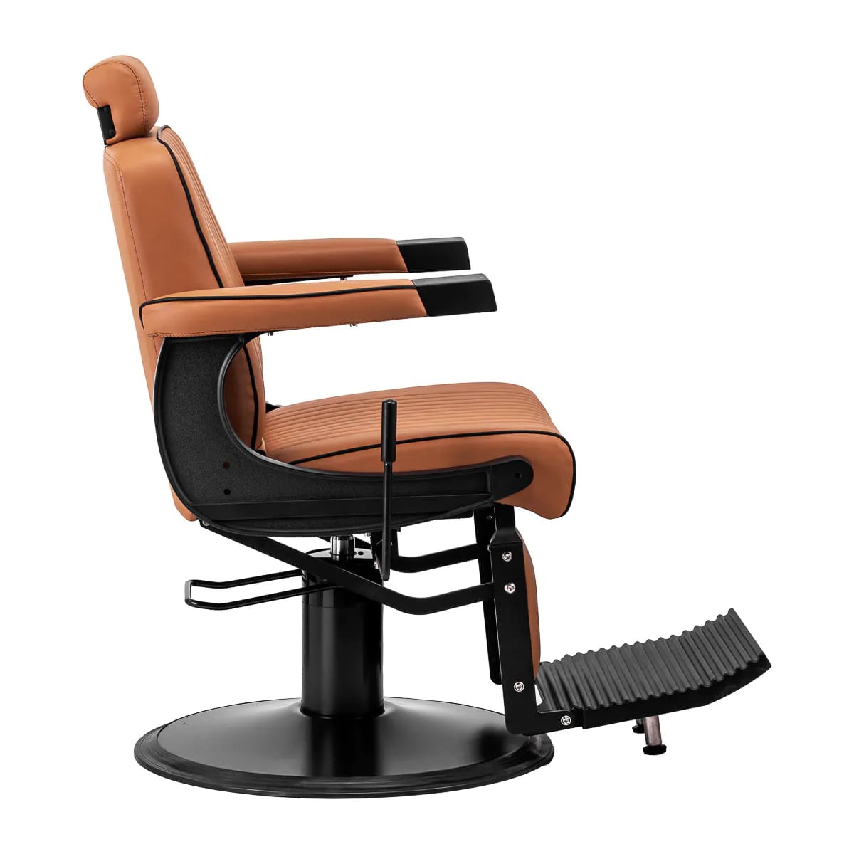 Cadeira de barbeiro Gabbiano Visionerio – Castanho claro - Image 5