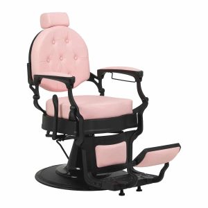 Cadeira de barbeiro President – Rosa/Preto