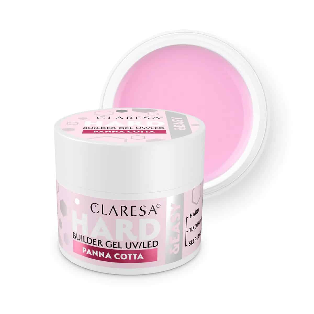 CLARESA – HARD & EASY BUILDER GEL – Pannacotta 45gr
