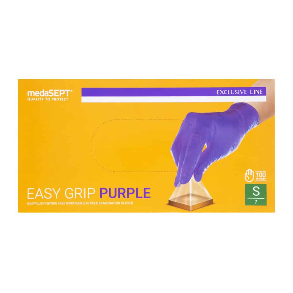 MedaSEPT -Caixa de 100 Luvas de Nitrilo Purple S - Image 3
