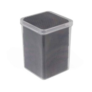 Discos de algodão perfurados – Preto, 200 unidades
