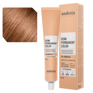 Andreia – Coloração Demi Permanente 7.74 Louro Médio Tabaco Laranja