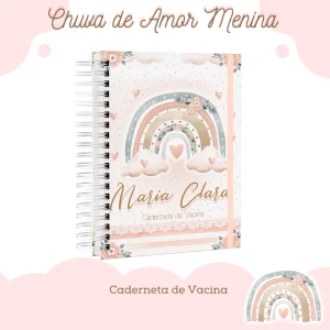 Caderneta de Vacina Chuva de Amor Menina – Arquivo Digital