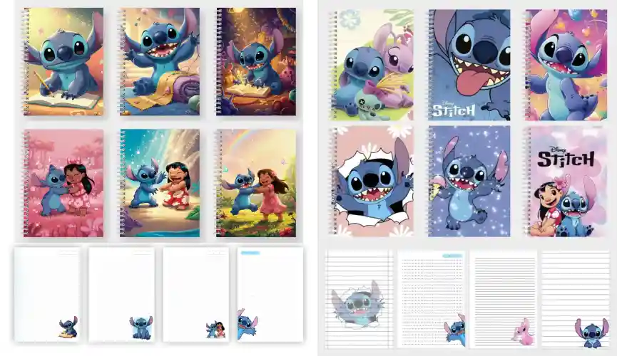 Caderno Stitch – Arquivo Digital para imprimir - Image 2
