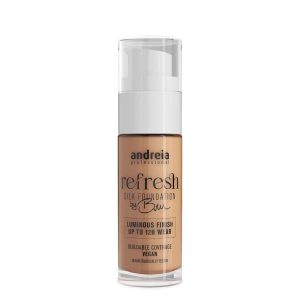 Andreia – Refresh Silk Foundation by Bru – 04.1 Biscuit, 30ml