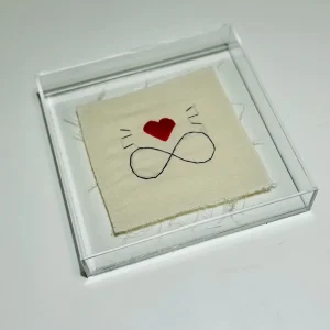 Quadro bordado Infinito