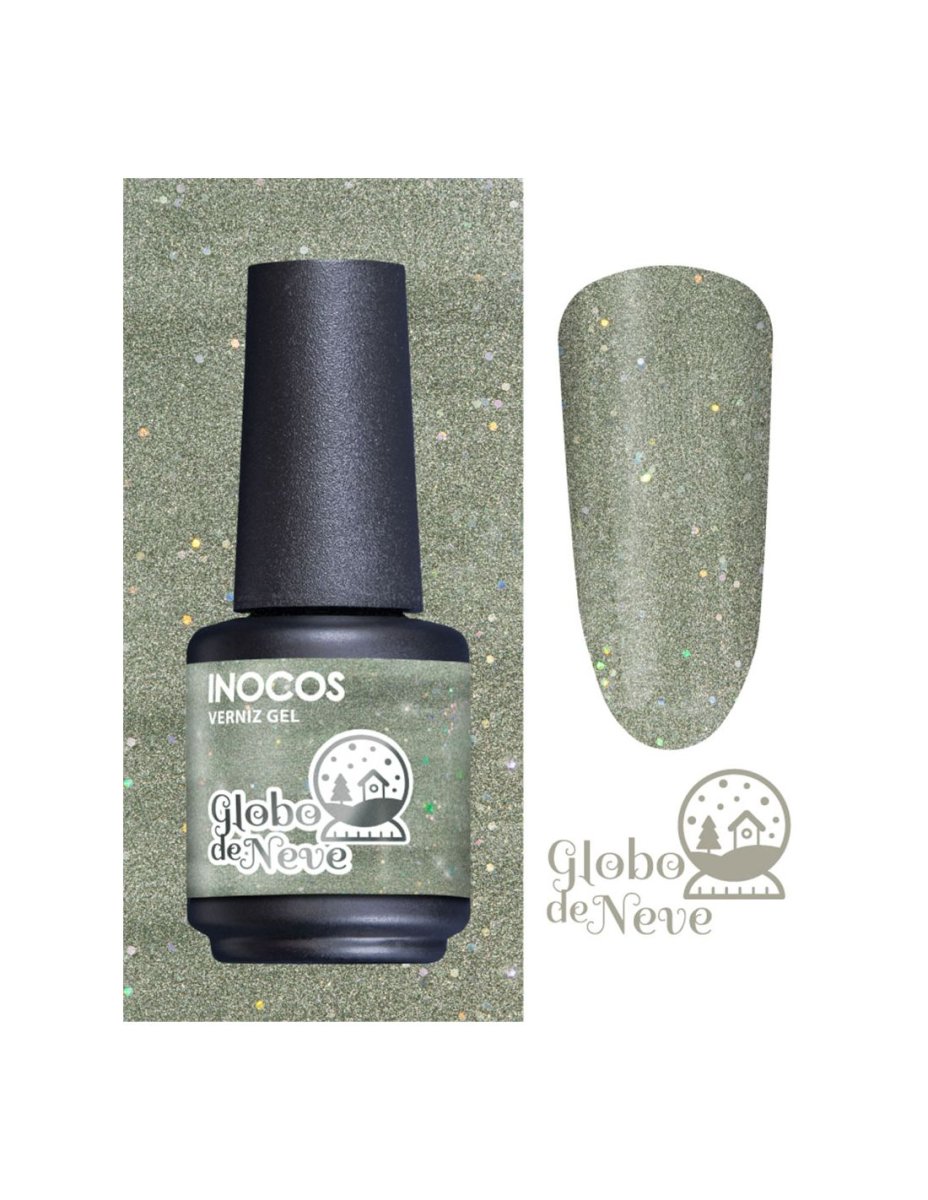 VERNIZ GEL INOCOS Globo de Neve 15ml – Coleção Aldeia Natal - Image 2