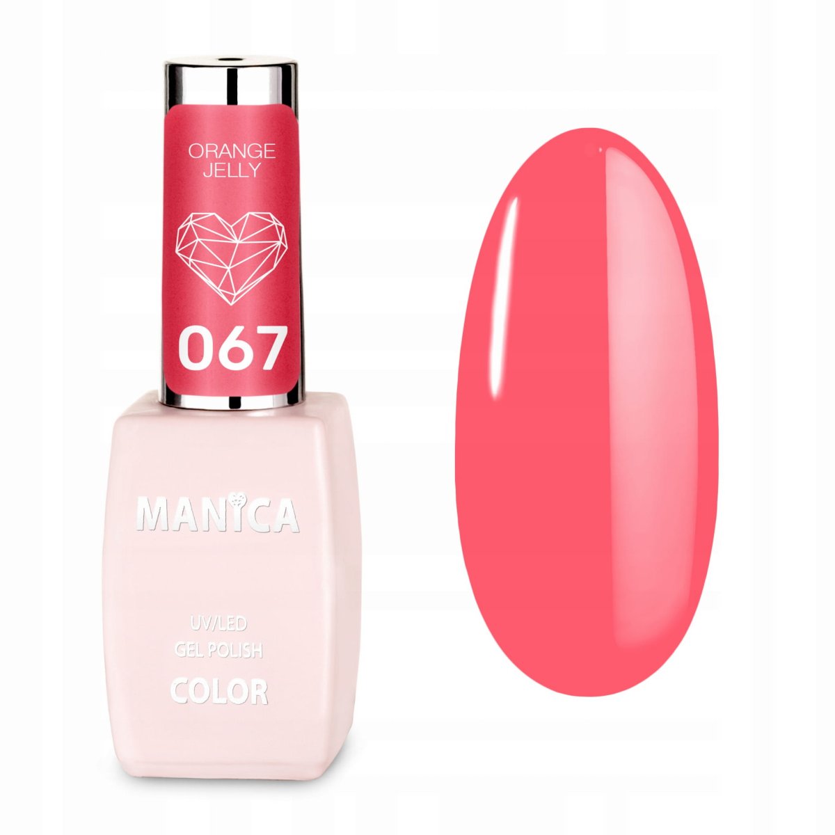 Manica -Verniz de gel 10ml – Orange Jelly – 067