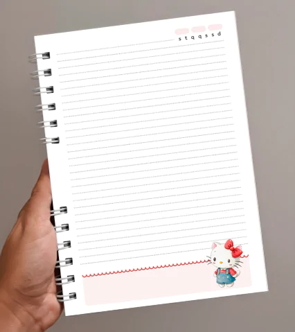 Agenda Escolar Hello Kitty – Arquivo Digital - Image 3
