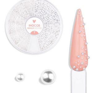INOCOS –  “Coleção – Era uma vez…Especial Noivas ” -Nail Art Decor Nº7 Pearls