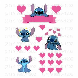 Topo de bolo Stitch – Modelo 01 – Arquivo Digital