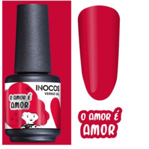 VERNIZ GEL INOCOS 275- Amor é Amor 15 ML