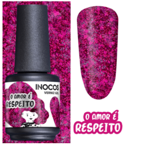 VERNIZ GEL INOCOS 273- Amor é Respeito 15 ML