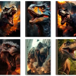 Caderno Dinossauro – Capa para Brochura – Arquivo digital Caderno brochura