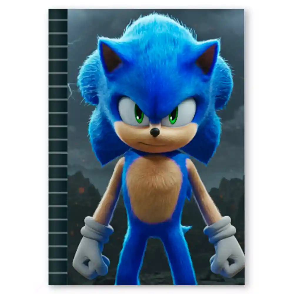 Caderno Sonic – Capa para Brochura – Arquivo digital - Image 7