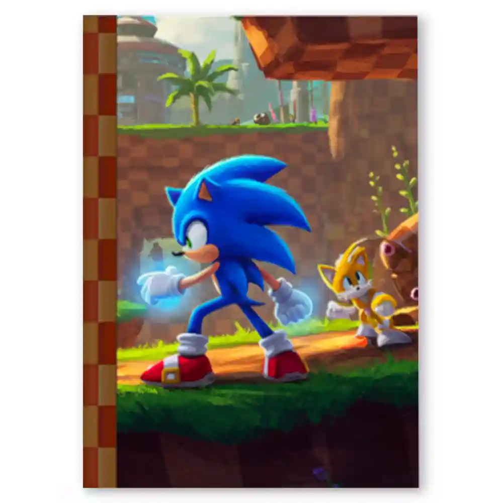Caderno Sonic – Capa para Brochura – Arquivo digital - Image 9