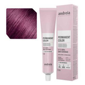 Andreia – Coloração Permanente 5.66 Castanho Claro Violeta Intenso, 100ml