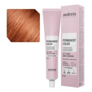 Andreia – Coloração Permanente 7.43 Louro Médio Laranja Dourado, 100ml
