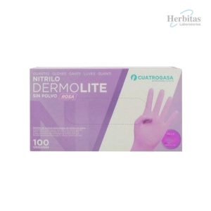 Luvas Nitrilo Rosa 100 uni – Tamanho S