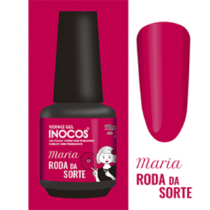 VERNIZ GEL INOCOS MARIA RODA DA SORTE , 15ML