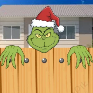 Rosto e Mão do Grinch – Arquivo Digital para Impressão