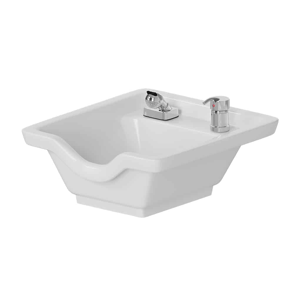 Lavatório de cerâmica JXH007 – Branco - Image 2