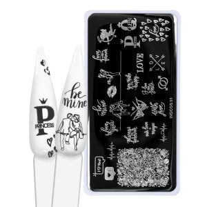 Placa de Estampagem Inocos- 01 Love