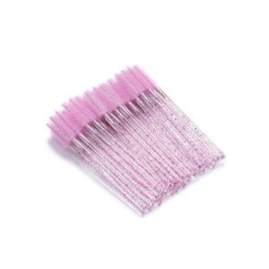 Escovas descartáveis Rose Glitter  50un