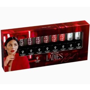 Victoria Vynn – Pack 6 Cores “Coleção LADIES LOVE RED” + Top Oh My Gloss 8ml + Top Matte 8ml